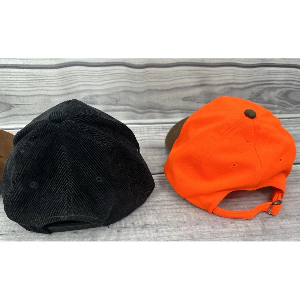 LOT OF 5 VINTAGE HUNTING HATS BALL CAPS‎ - BROWNING CABELA'S DUCKS UNLIMITED *2